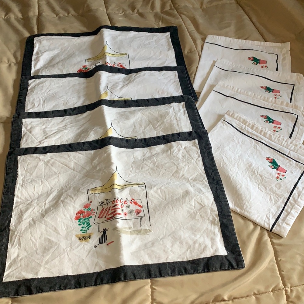 Kate Spade Cloth Napkins Placemats